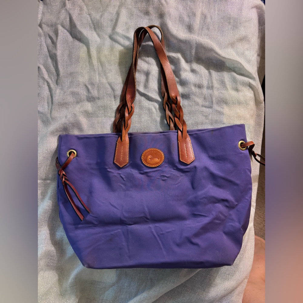 Dooney and Bourke purple shopper bag